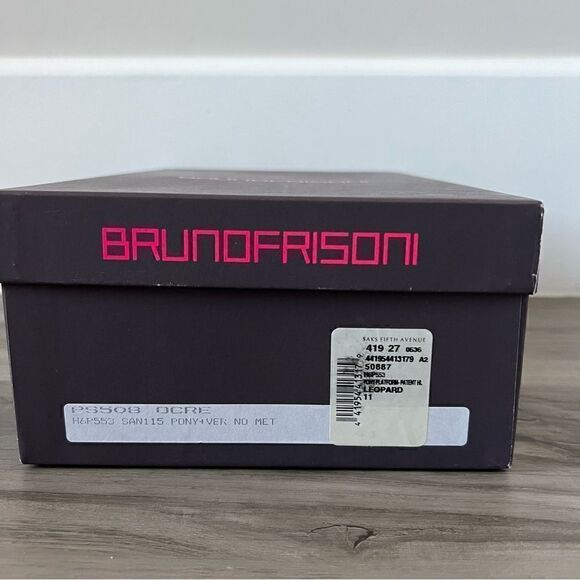 NIB BRUNO FRISONI ROGER VIVIER Animal/Pony Black patent Sandal Heels sz11 - Picture 13 of 17